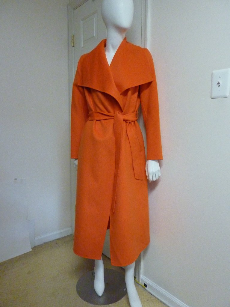 Mackage Mai-Cn Double-Face Wool Wrap Long Coat — image 5 of 8